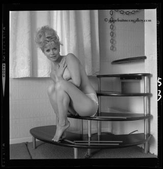Fine Bunny Yeager 1960s Pin - up Camera Negative Shy Blonde Elaina Lekas 2