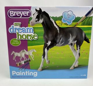 Breyer My Dream Horse Craft Paint Your Own Kit 4114 W 2 Paddock Pals To Paint