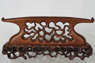 Fantastic Antique Chinese Hand - Carved Wood Stand