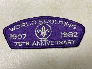 1982 World Scouting 75th Anniversary Csp