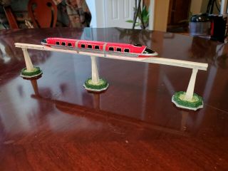 Disney Red Mark I Monorail - 3 Car,  Track,  For Olszewski Disneyland