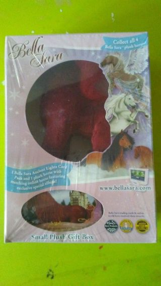 Bella Sara Plush Horses Small Plush Gift Box Horse Color Red Beauty Comes From