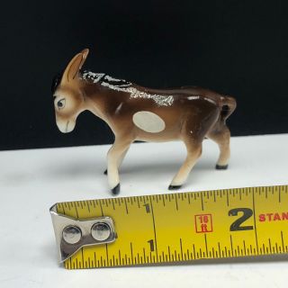 Fine Bone China miniature animal figurine vintage hagen renaker donkey ass mule 2