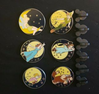 2006 Complete Set Of 6 Peter Pan Disney Pins Extremely Rare No Others On Ebay