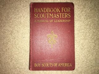 Boy Scout Bsa Scoutmaster Second Edition 12th Print 1927 Copyright Handbook Book