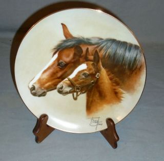 Tranquility By Fred Stone Horse Collector Plate American Artists With