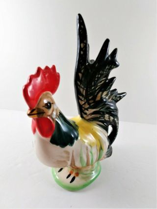 VINTAGE Rooster Chicken Bird Statue FIGURINE 7 