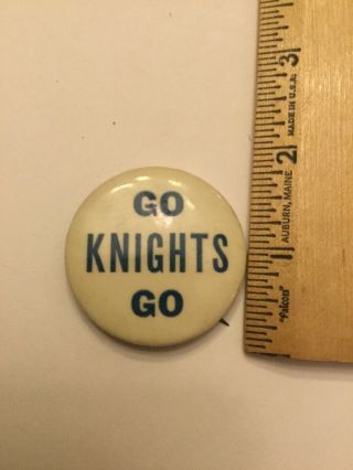 Vintage Button Pin Ucf Knights Football University Of Central Florida