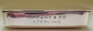 Vintage Tiffany Sterling Silver.  925 Small Sliding Pill Box