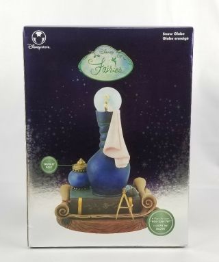 Disney Store Fairies Musical Light Up Snow Globe Tinkerbell " You Can Fly "