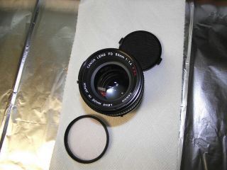 Canon 50mm F/1.  4 S.  S.  C.  Fd Lens For Ae - 1 A - 1 Film Cameras 35mm Vintage