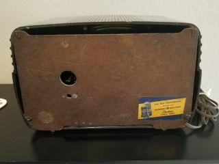 Vintage antique General Electric GE Bakelite Tube Radio Model 202 (Brown) 3