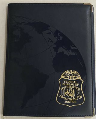 Fbi - Us Doj Portfolio Notebook,  Federal Bureau Of Investigation Made In The Usa