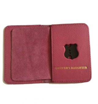York City Police Officer Daughter Pink Mini Wallet And Id Holder