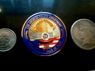 Rare Limited Edition Lapd " Bad Girl " Hollywood Walk Of Fame 18/25 Coin