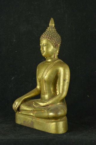Bronze Sukhothai style Buddha C19th or earlier 2