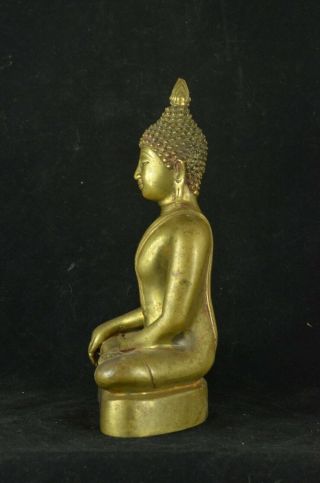 Bronze Sukhothai style Buddha C19th or earlier 3