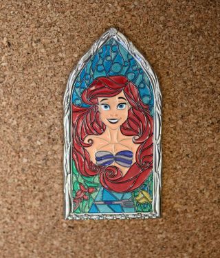 Ariel Little Mermaid Windows Of Magic Disney Pin 133467