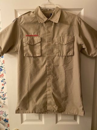 Boy Scout Bsa Uniform Shirt Adult Mens Small Style Short Sleeve B10