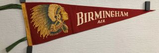 Vintage 1950’s Pennant Indian Native American Birmingham Alabama With Tags 12