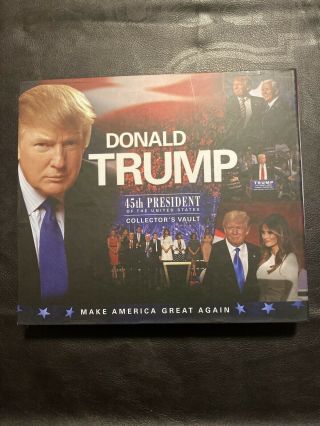 Donald Trump 45th President Of The United States Collector’s Vault