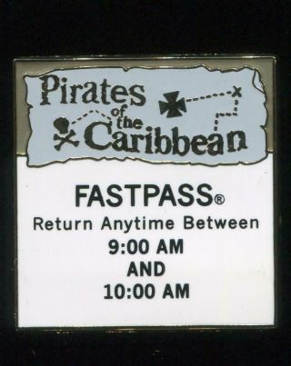 Wdi Fast Pass Pirates Of The Caribbean Le 200 Disney Pin 73530