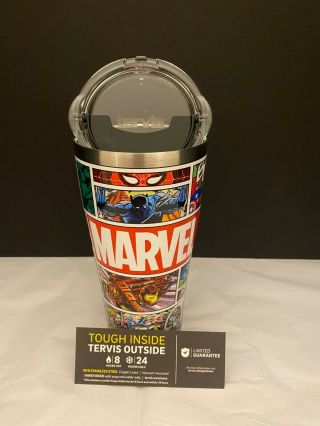 Limited Edition Marvel 80 Years Collectible Tervis Tumbler Cup 1/500 Made