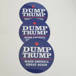10 Pack Biden Dump Trump Make America Great Again Anti Donald Bumper Sticker