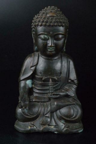 E6663: Xf Chinese Copper Buddhist Statue Sculpture Ornament Buddhist Art
