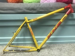 Khs Team Xt Vintage Steel Mountain Bike Frame - 18” Frame,  1997