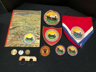 Incredible Vtg 1953 BSA National Jamboree Memorabilia Patches,  COINS,  & MORE 2