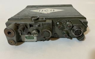 Vintage Military Field Radio Prc - 9 Rt - 175a Receiver Transmitter No Battery Pack