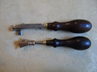 Vintage Leather Tools 2 Gomph Straight & Angled Channelers