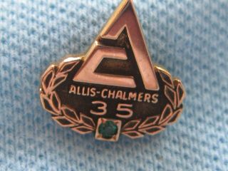 Lgb 1/10 10k Allis Chalmers 35 Year Service Pin/stone