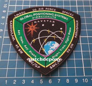 Gps Usaf Spacex Mission Gpsiii (usaf) Global Positioning Systems Sew On Patch