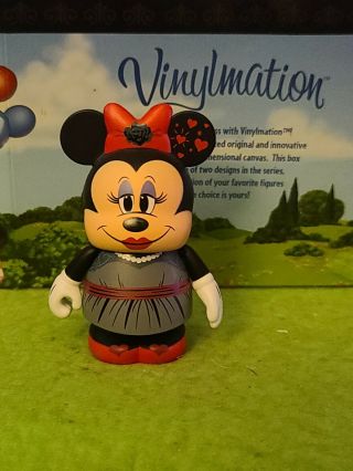 Disney Vinylmation 3 " Park Set 1 Minnie Mouse Valentine 