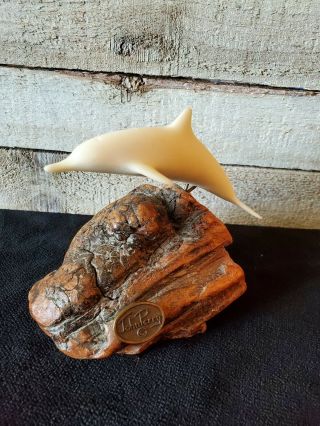 John Perry Dolphin Figurine Home Decor Ocean Sea Life