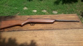 Vintage Crosman " V - 350 " Bb Gun Woodstock Rifle Slide Action Barrel