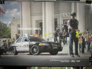 Ford Crown Victoria Police Interceptor (cvpi) Poster,  2000 