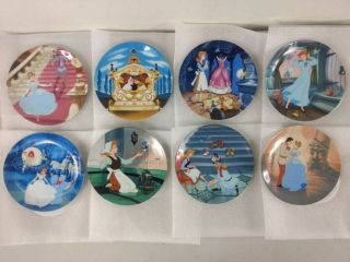 Disney Cinderella Knowles China Ltd.  Ed.  Complete Plate Set Of 8