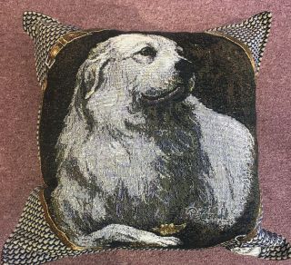 Great Pyrennees Decorative Throw Pillow 17 " X 17 "