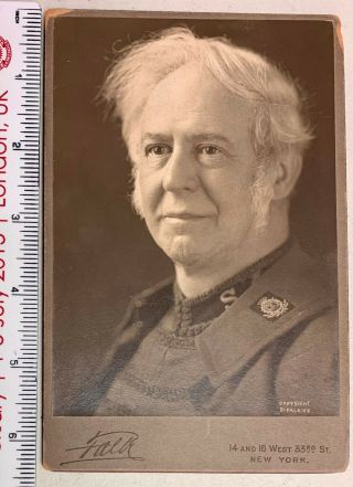Salvation Army Vintage Cabinet Card Bramwell Booth 2nd General