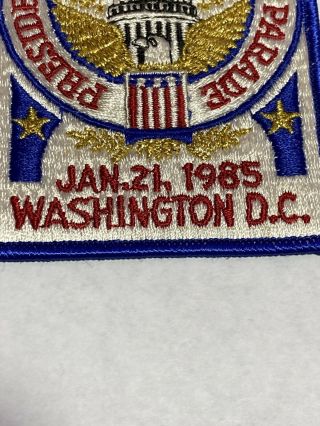 Ronald Reagan Presidential Inaugural Parade January 21 1985 Washington D C patch 3