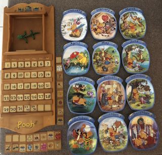 Winnie The Pooh Calendar - All Plates / Tile / Frame / Case For Tiles