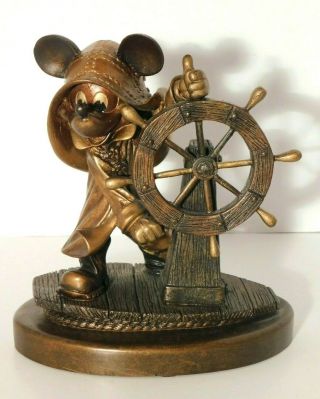 Disney Magic Cruise Line Inaugural Voyages Capt.  Mickey Mouse Statue Figure 1998