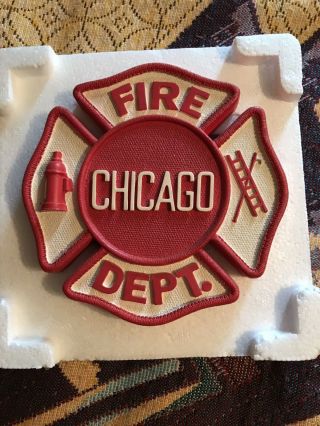 Code 3 Chicago Fire Department Dept Fireman Resin Patch Firefighter Plaque Badge