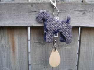 Kerry Blue Terrier Dog Crate Tag Or Hang Anywhere Handmade Sign Any Day Ornament