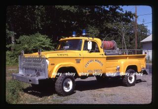 Monroe Twp Nj 1976 Dodge Power Wagon Brush Truck Fire Apparatus Slide