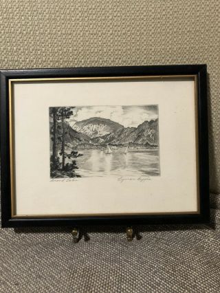 Vintage Lyman Byxbe Grand Lake Art
