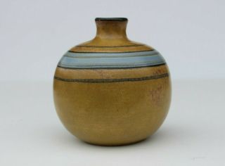 Old Vintage Asian Chinese Japanese Korean Art Pottery Vase Bottle Signed
